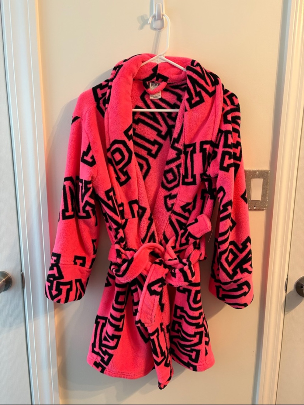 Victoria’s Secret pink plushy robe